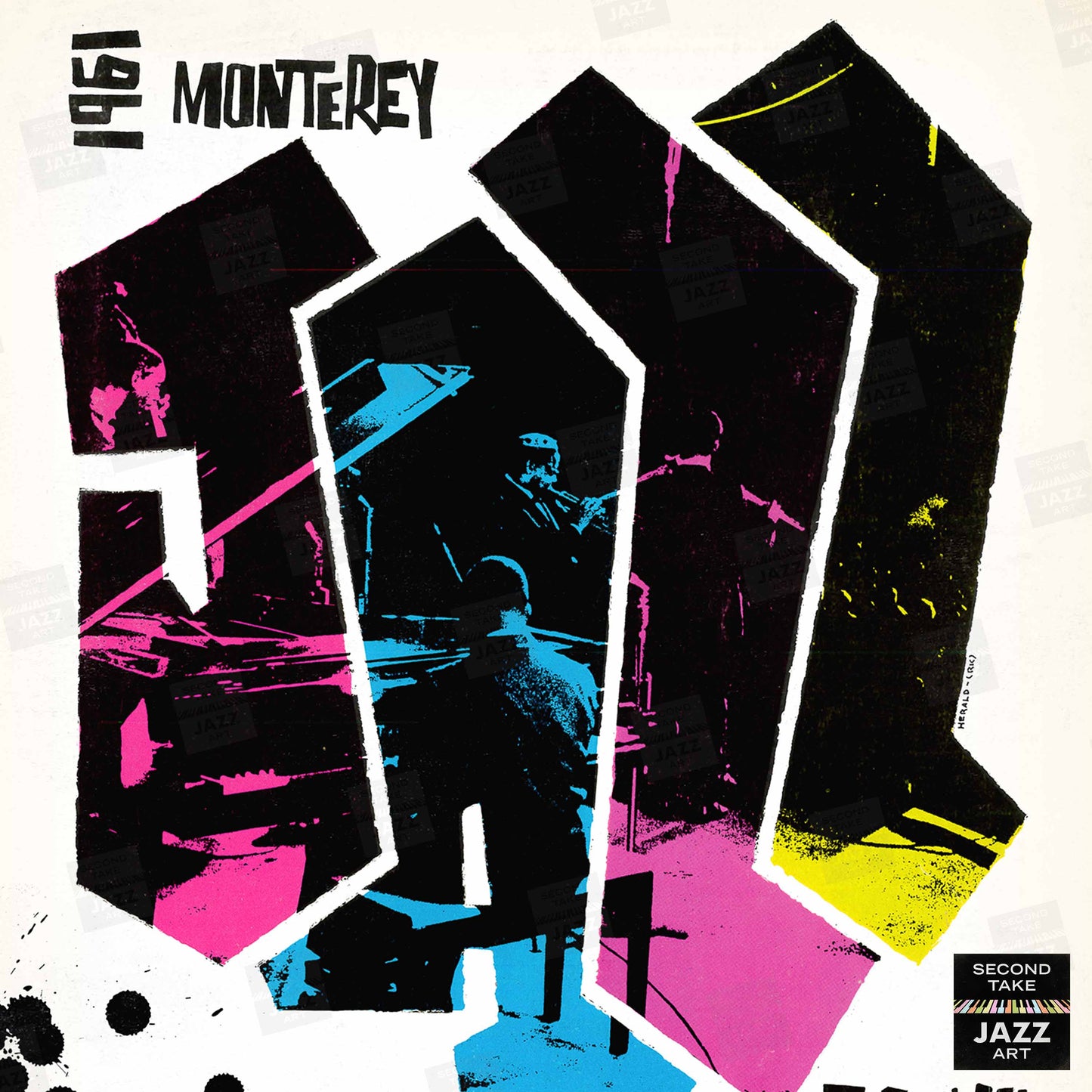 1961 Monterey Jazz Festival jazz poster - Monterey, California