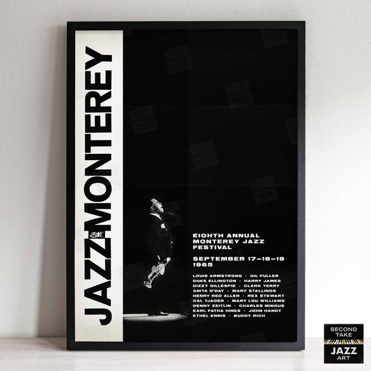 1965 Monterey Jazz Festival jazz poster - Monterey, California