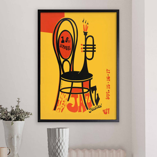 1967 Monterey Jazz Festival jazz poster - Monterey, California