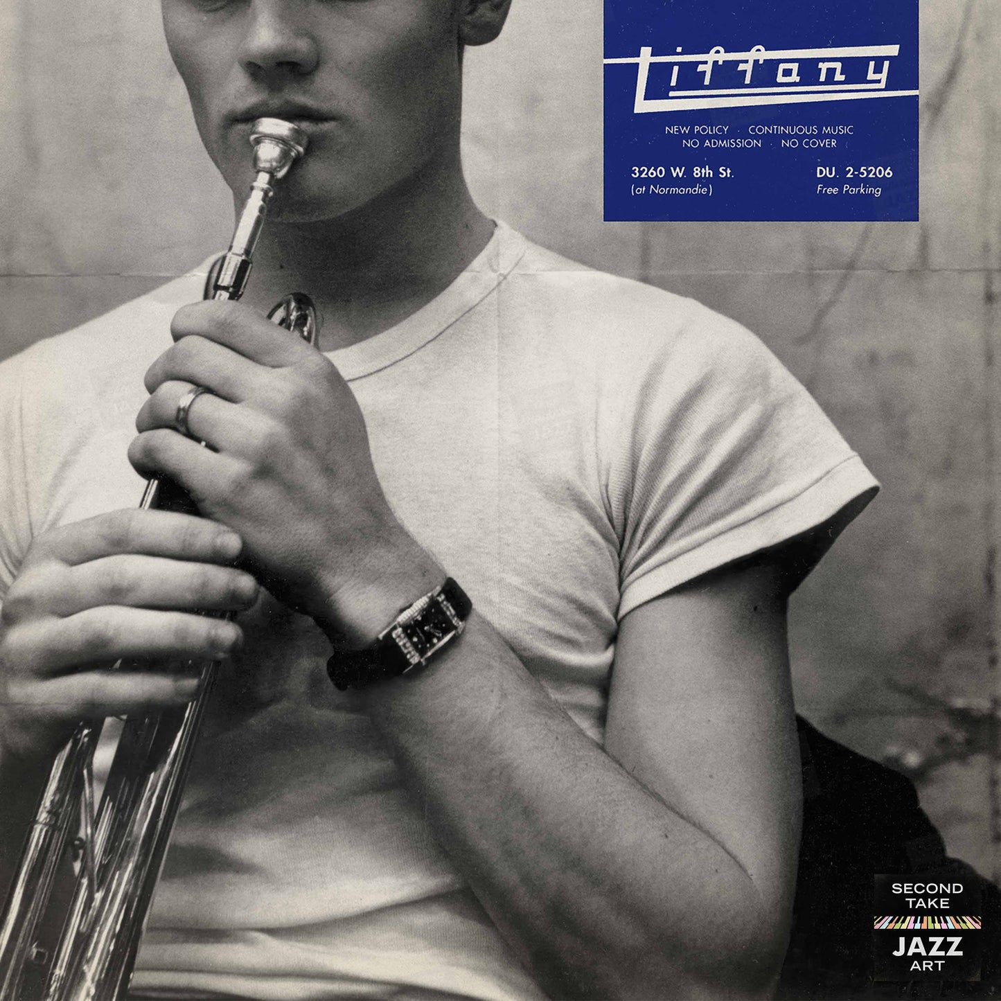 Chet Baker jazz poster - Tiffany Club - 1954