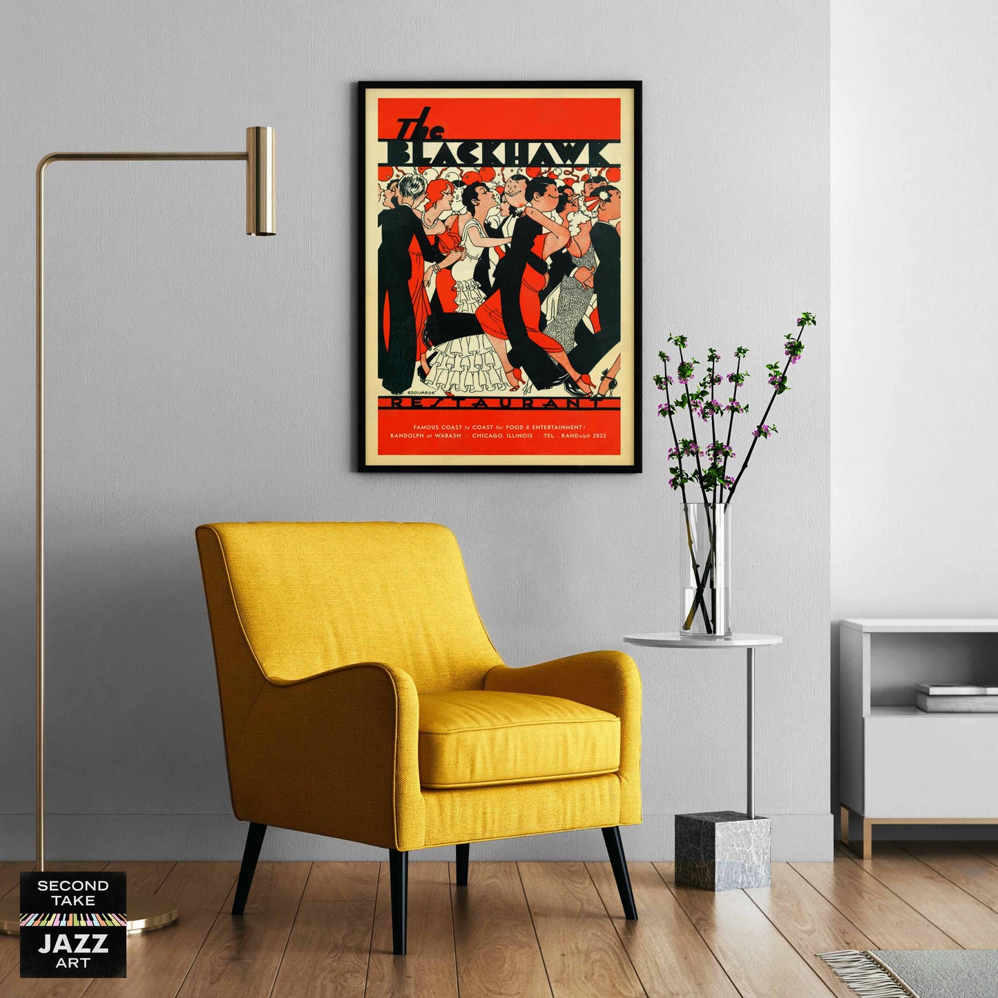 Blackhawk jazz poster - Chicago - 1930s