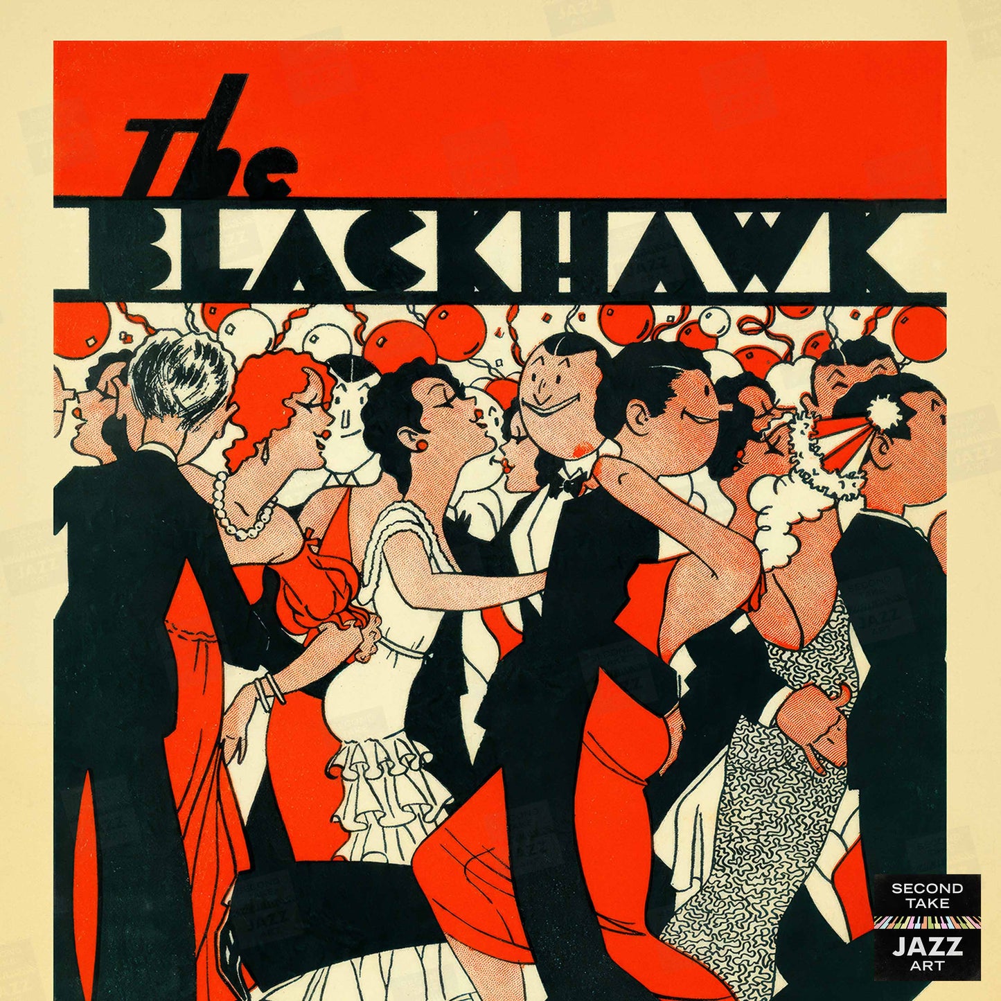 Blackhawk jazz poster - Chicago - 1930s