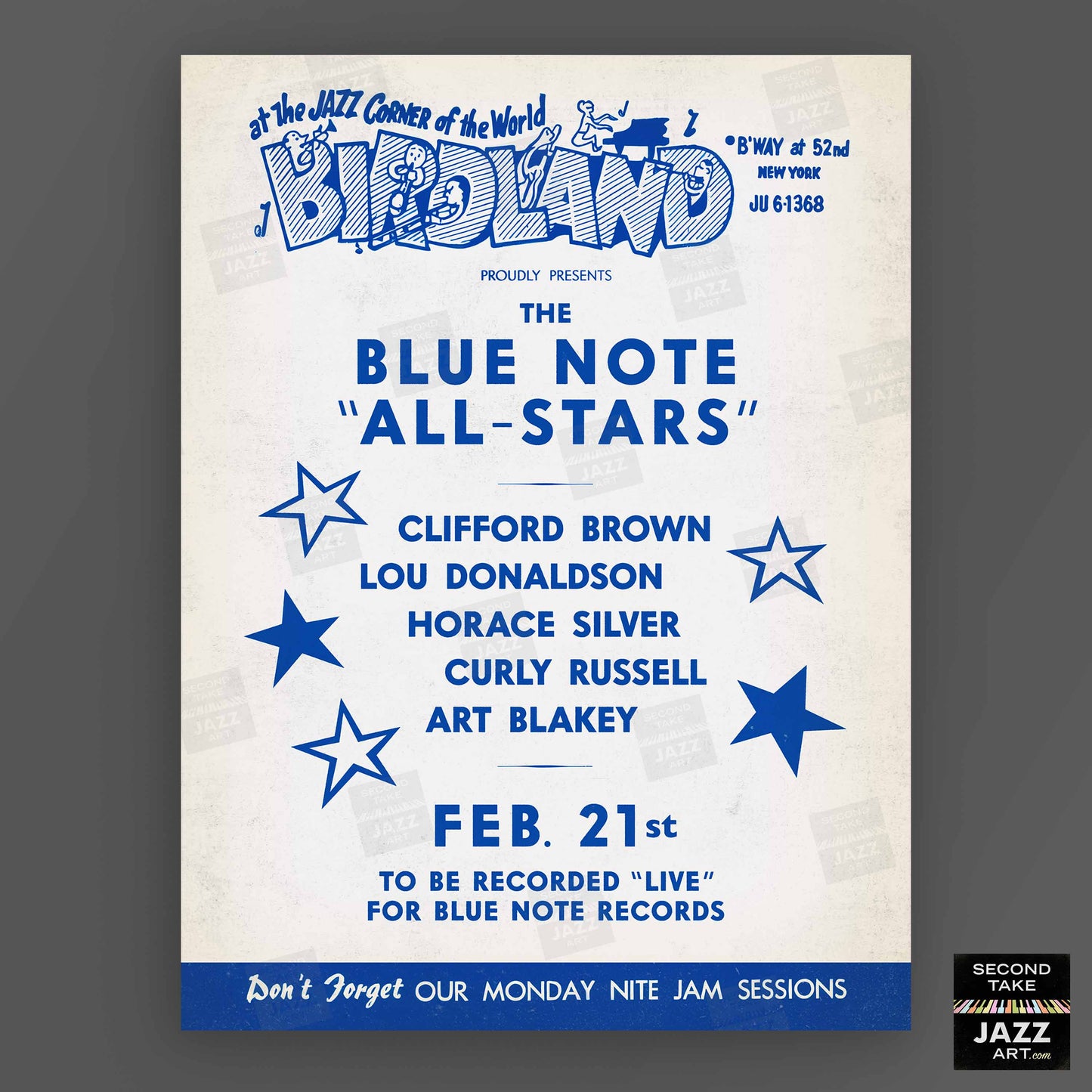 Art Blakey - Clifford Brown - Horace Silver - Jazz Messengers - A Night at Birdland - 1954