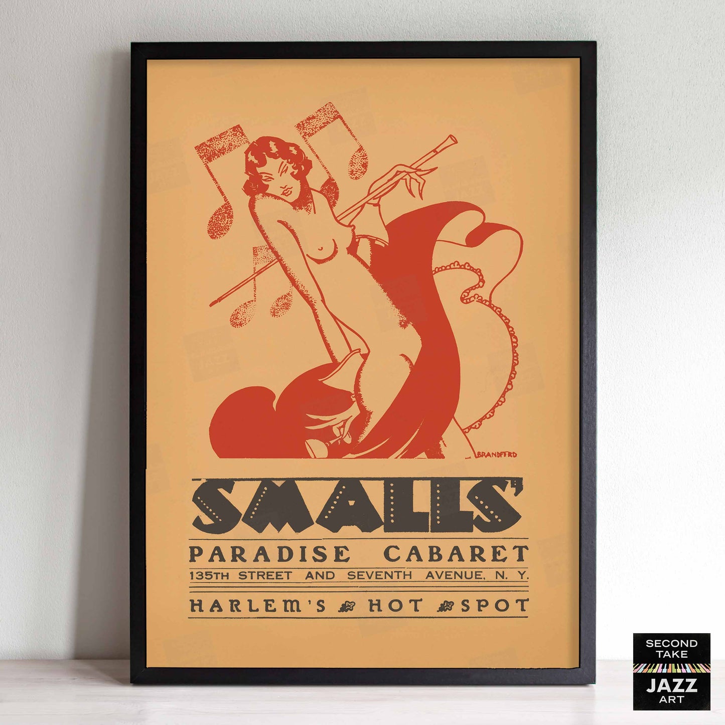 Smalls Paradise jazz poster - Harlem - New York - 1930s-40s