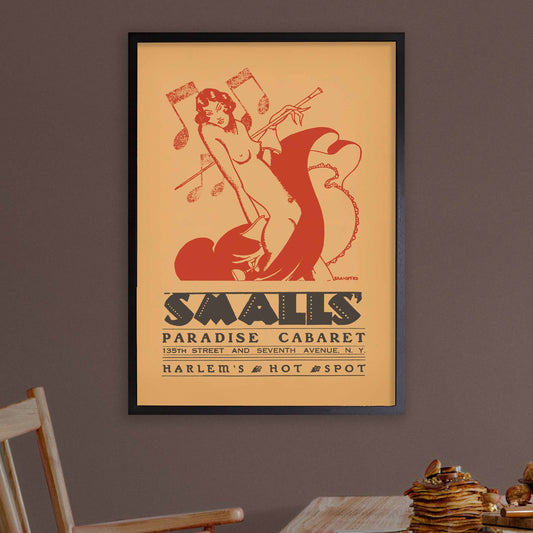 Smalls Paradise jazz poster - Harlem - New York - 1930s-40s