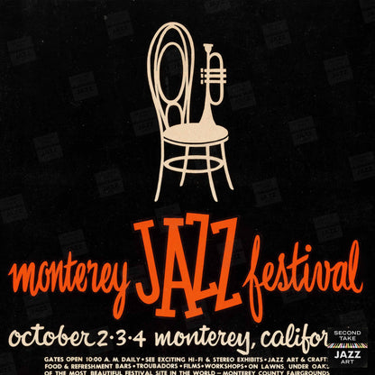 1959 Monterey Jazz Festival jazz poster - Monterey, California