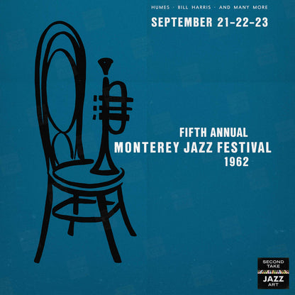 1962 Monterey Jazz Festival jazz poster - Monterey, California
