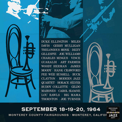 1964 Monterey Jazz Festival jazz poster - Monterey, California