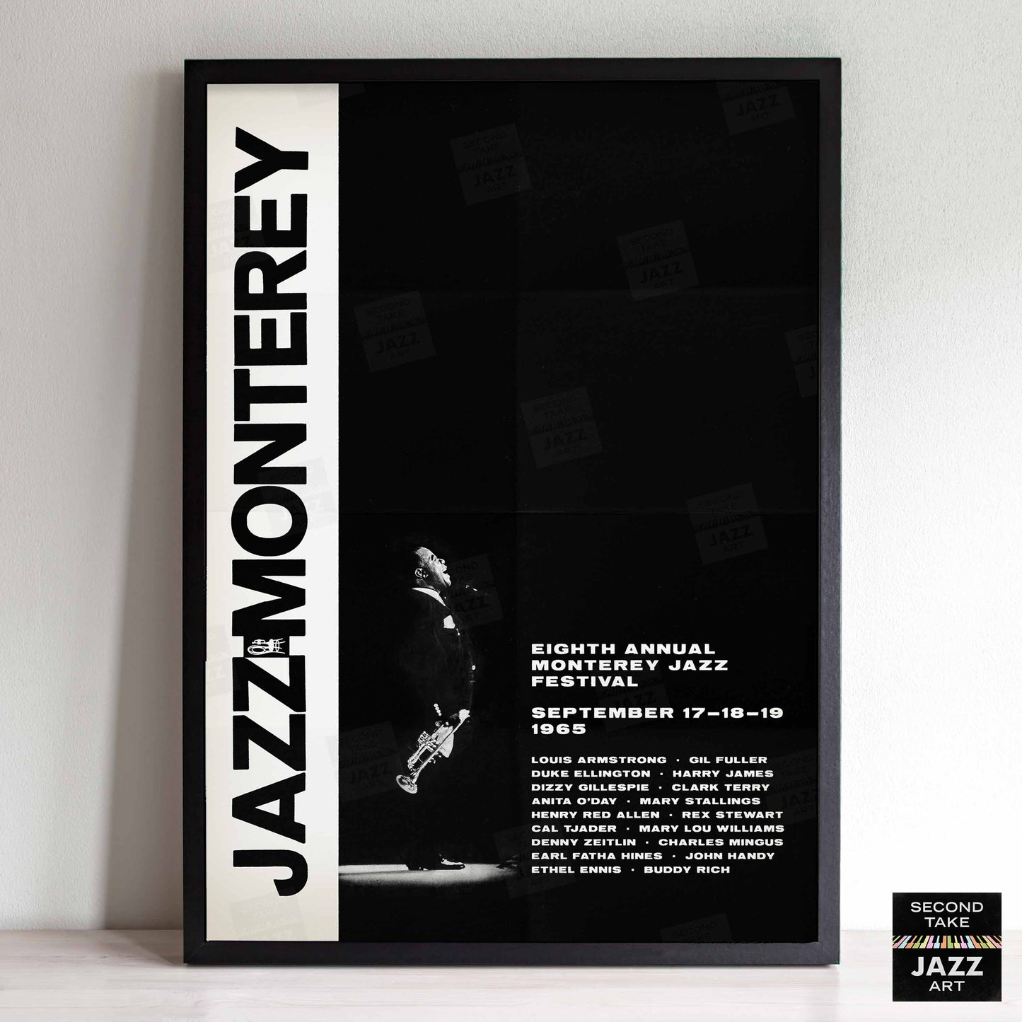 1965 Monterey Jazz Festival jazz poster - Monterey, California