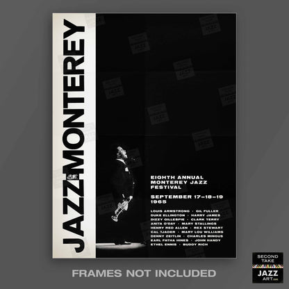 1965 Monterey Jazz Festival jazz poster - Monterey, California