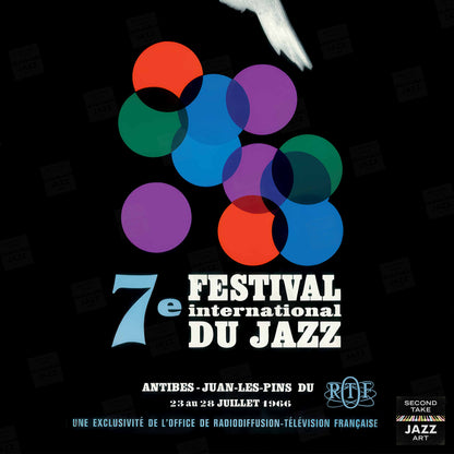 1966 Jazz-à-Juan International Jazz Festival jazz poster - Ella and Duke at the Côte d'Azur - Juan-les-Pins, Antibes, Côte d'Azur, France