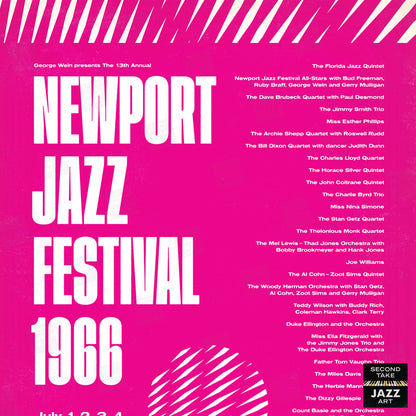 1966 Newport Jazz Festival jazz poster - Newport, Rhode Island