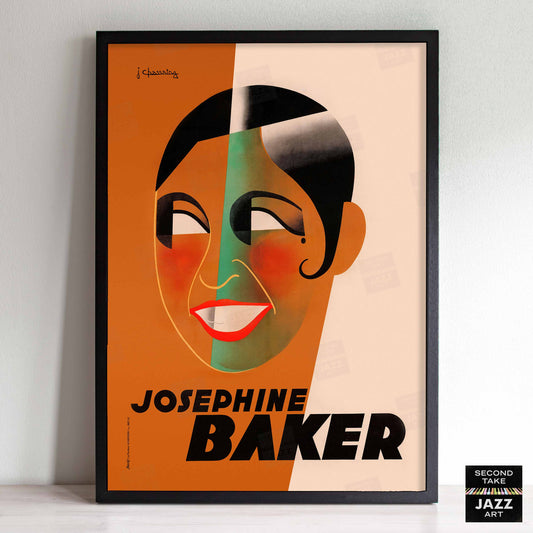 Josephine Baker jazz poster - Paris, France - 1931
