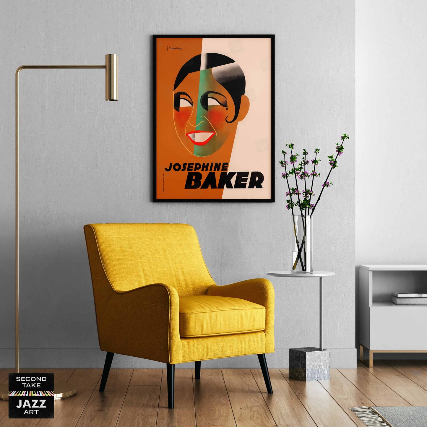 Josephine Baker jazz poster - Paris, France - 1931