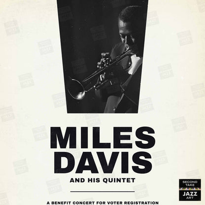 Miles Davis - My Funny Valentine - Four & More jazz poster - Lincoln Center - 1964