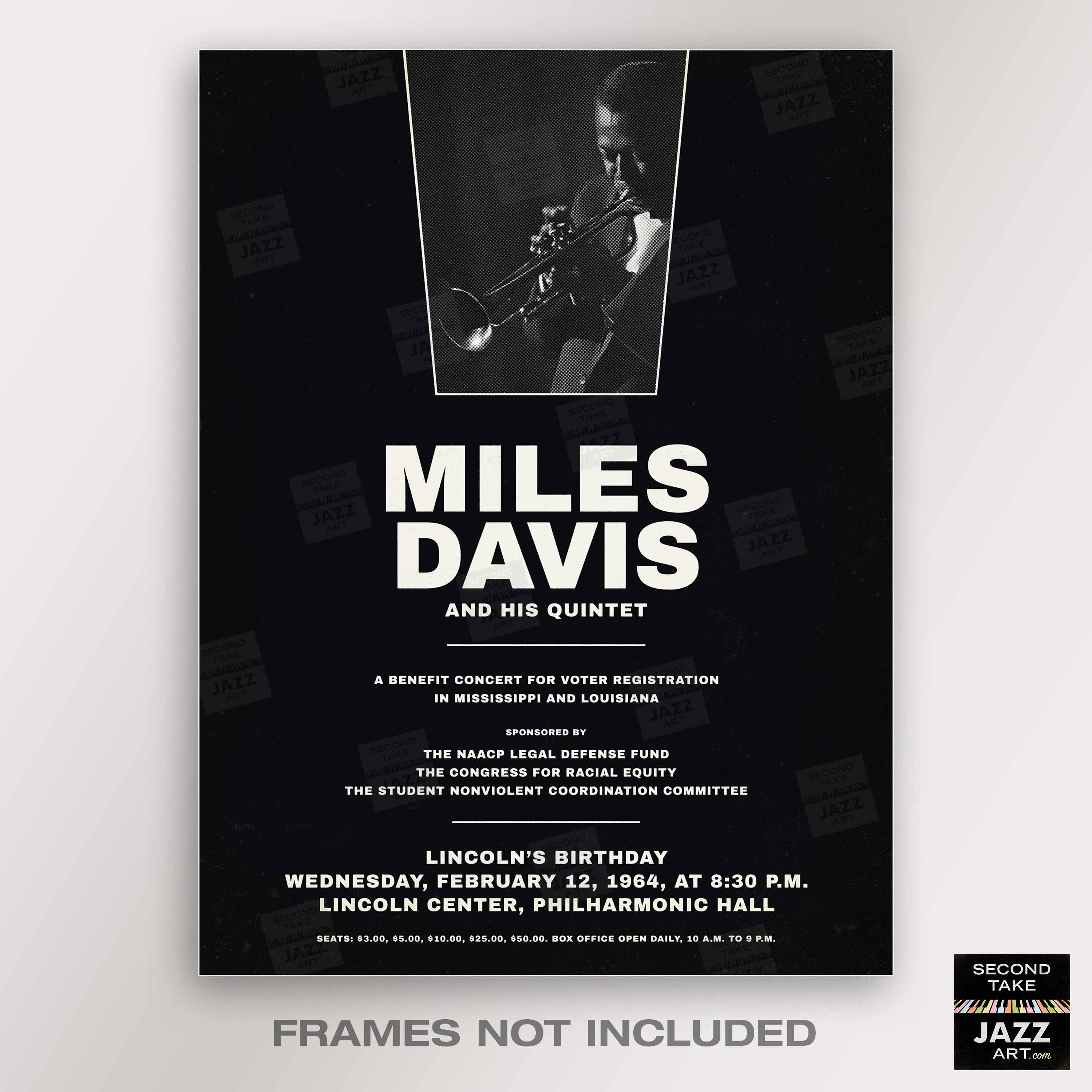 Miles Davis - My Funny Valentine - Four & More jazz poster