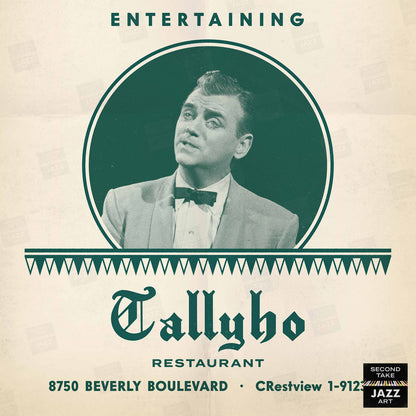 Matt Dennis jazz poster - Plays and Sings at the Tallyho - West Hollywood - 1953
