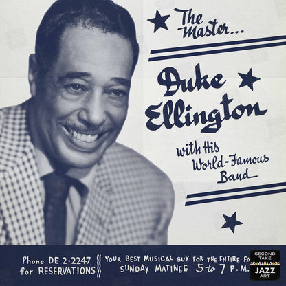 Duke Ellington jazz poster - Live at the Blue Note - Chicago - 1959