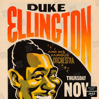 Duke Ellington Orchestra jazz poster - Fargo - 1940