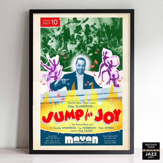 Duke Ellington jazz poster - Jump for Joy - Los Angeles - 1941