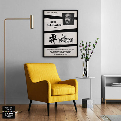 Red Garland jazz poster - Live at The Prelude - 1959