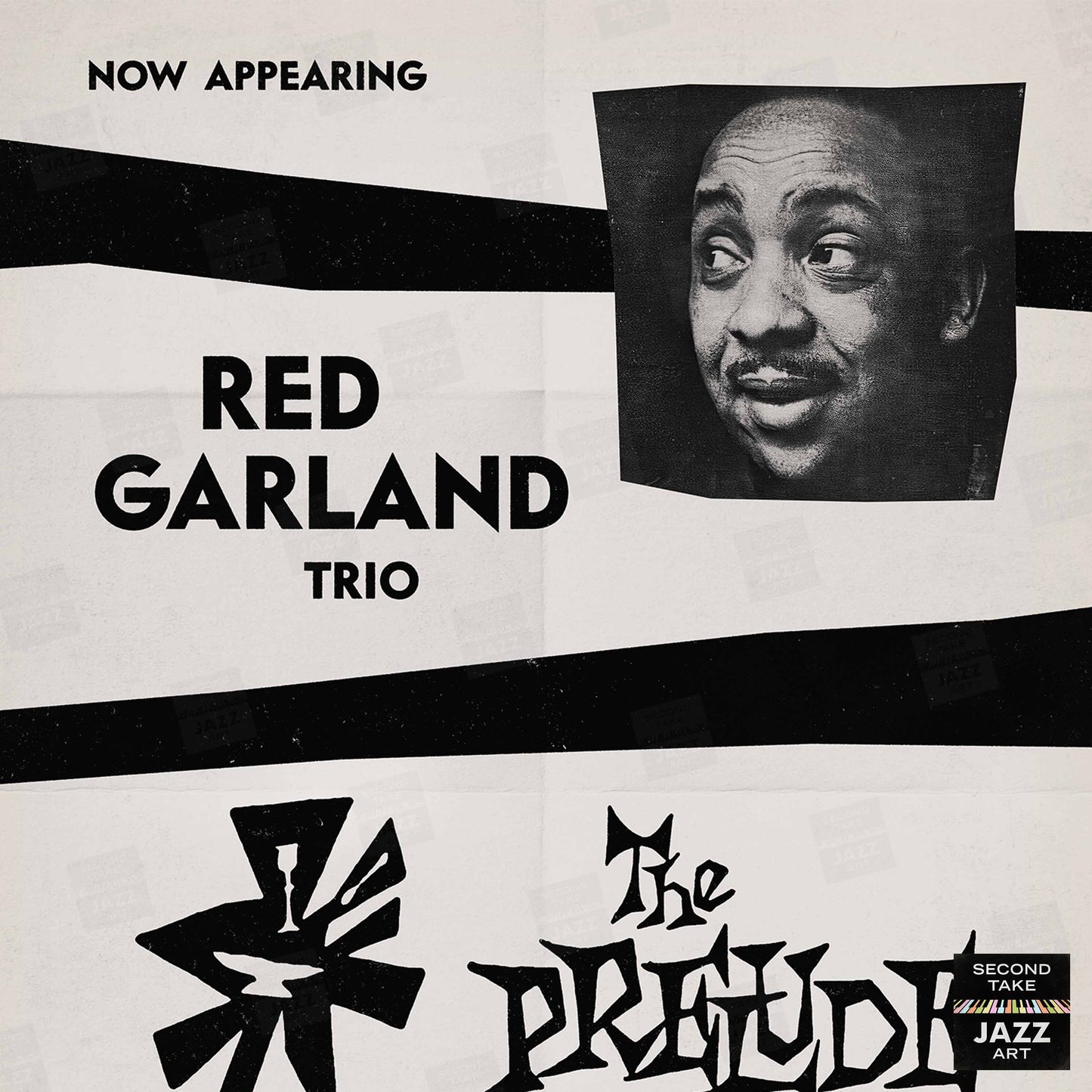 Red Garland jazz poster - Live at The Prelude - 1959