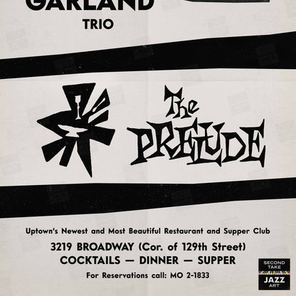 Red Garland jazz poster - Live at The Prelude - 1959