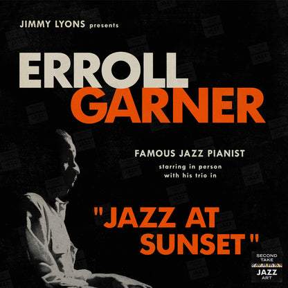 Erroll Garner jazz poster - Concert by the Sea - Carmel, CA - 1955