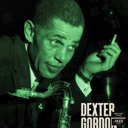 Dexter Gordon jazz poster - Live at Jazzhus Montmartre - 1967