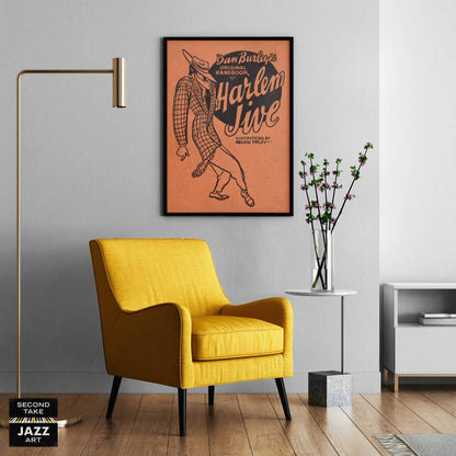 Harlem Jive Original Handbook jazz poster - 1944