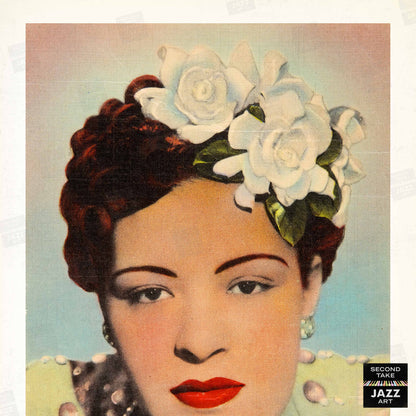 Billie Holiday jazz poster - Onyx Club - 1943-4