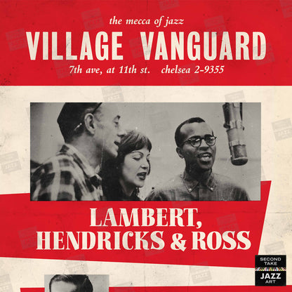 Bill Evans jazz poster - Sunday at the Village Vanguard - 1961