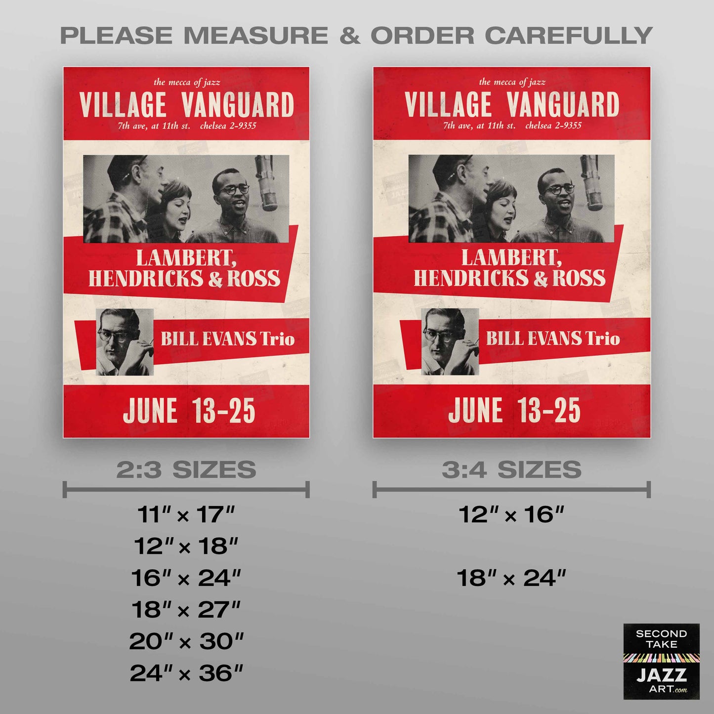 Bill Evans jazz poster - Sunday at the Village Vanguard - 1961