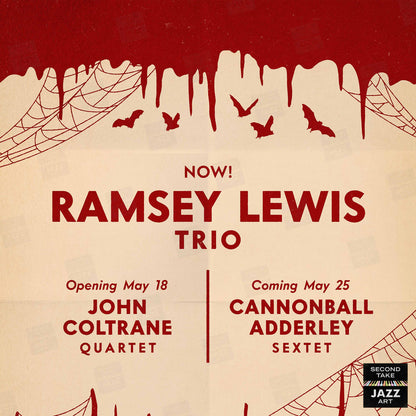 Ramsey Lewis jazz poster - The In Crowd - Bohemian Caverns - Washington, DC - 1965