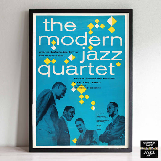 Modern Jazz Quartet jazz poster - Hanover, Germany - 1959