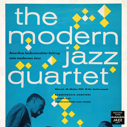 Modern Jazz Quartet jazz poster - Hanover, Germany - 1959