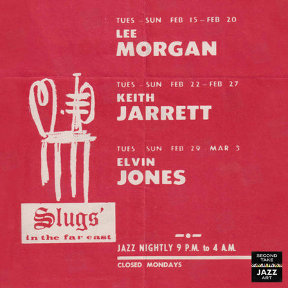 Lee Morgan jazz poster - Last Night at Slugs' - 1972