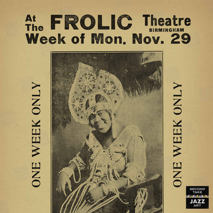 Bessie Smith jazz poster - Frolic Theatre - Birmingham - 1926