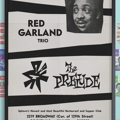 Red Garland jazz poster - Live at The Prelude - 1959