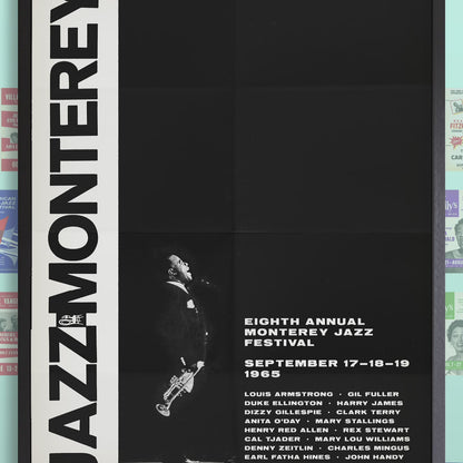 1965 Monterey Jazz Festival jazz poster - Monterey, California